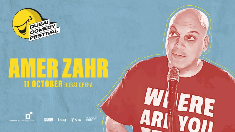 Amer Zahr Live at Dubai Comedy Festival 2025 - Image 1