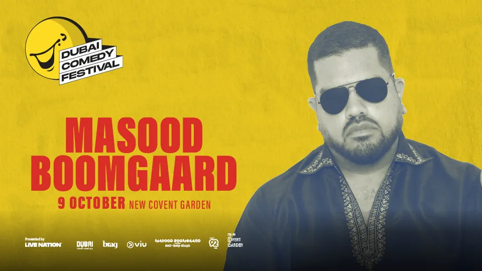 Masood Boomgaard Live at Dubai Comedy Festival - Image 1